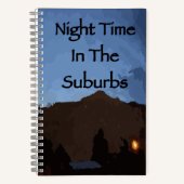 Nachtelijke tijd in de voorsteden notitieboek (Voorkant)