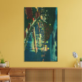 Nachtelijke tijd in Santa Catalina op Avalon Bay Canvas Afdruk (Insitu (Woonkamer))