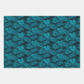 Nachtelijke tropische palmbladeren inpakpapier vel (Voorkant 2)