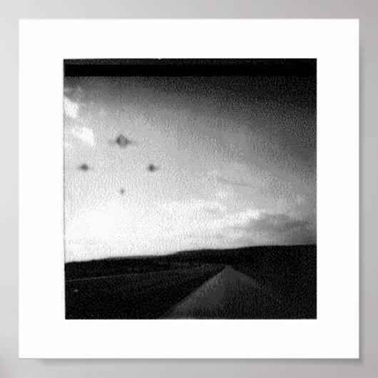 Nachtelijke UFOs Poster (Voorkant)