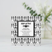 Nachtelijke uitnodiging van de BBT-halloween-parti (Staand voorkant)