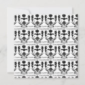 Nachtelijke uitnodiging van de BBT-halloween-parti (Achterkant)