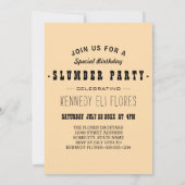 nachtelijke uitnodiging voor een slapende partij (Achterkant)