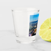 Nachtelijke uitzicht van de kathedraal van Malaga  Shot Glas (Links)