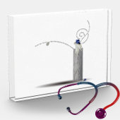 Nachtelijke verschuiving in de geneeskunde witte j fotoblokken