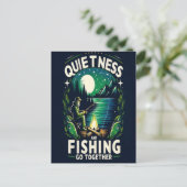 Nachtelijke Vis Sereniteit Briefkaart (Staand voorkant)