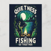 Nachtelijke Vis Sereniteit Briefkaart (Voorkant)