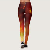 Nachtelijke Vlam Leggings (Achterkant)