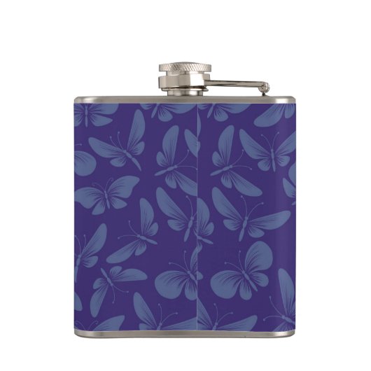 nachtelijke vlinder heupfles (Achterkant)