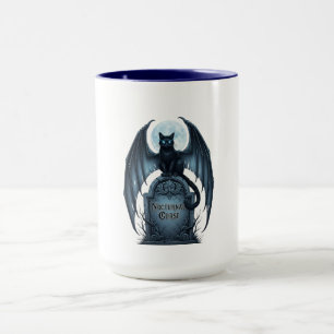 Nachtelijke vloek Cat Gargoyle Mok