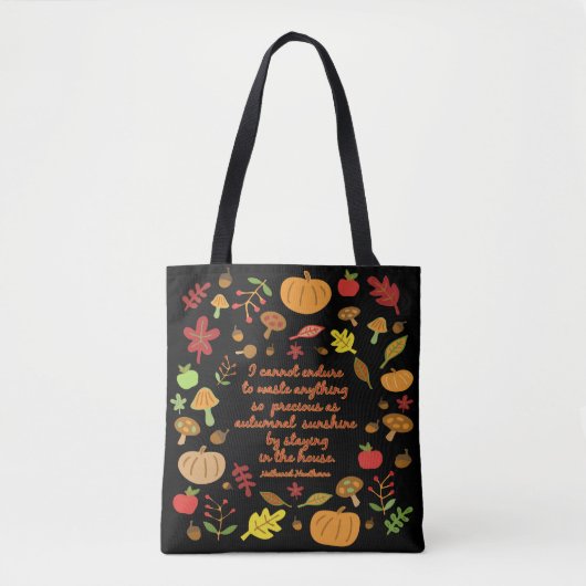 Nachtelijke zon tote bag (Voorkant)