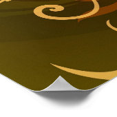 Nachtelijke zwenken en lichten Afdrukken Poster (Hoek)