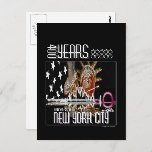 "NACHTEN" BRIEFKAART (Voorkant / Achterkant)