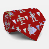 Nachten en schilden stropdas (Opgerold)