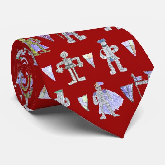 Nachten en schilden stropdas (Opgerold)