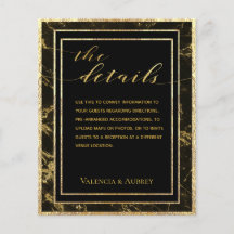 Nachten in de details van graniet en gouden bruilo