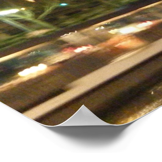 Nachten in Parijs Poster (Hoek)