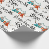 Nachten van de Birthday Party Table Cadeaupapier (Hoek)