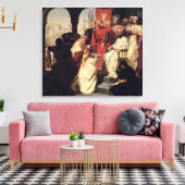 Nachten van de Orde van Sint-Janskruid van Jeruzal Canvas Afdruk (Insitu (Woonkamer))