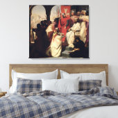Nachten van de Orde van Sint-Janskruid van Jeruzal Canvas Afdruk (Insitu (Slaapkamer))
