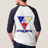 Nachten van Pythias Baseball Jersey T-shirt (Achterkant)