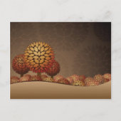 Nachtend landschap. Abstract Briefkaart (Voorkant)