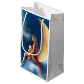 nachtfee op maan klein cadeauzakje (Achterkant Gekanteld)