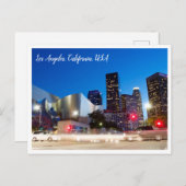 Nachtfotografie | Het centrum van Los Angles Calif Briefkaart (Voorkant / Achterkant)