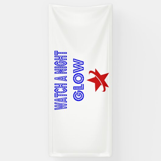 nachtgloed spandoek (Verticaal)