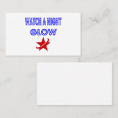 nachtgloed visitekaartje (Voorkant / Achterkant)