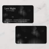 Nachtgloed zwart wit visitekaartje (Voorkant / Achterkant)