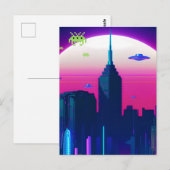 Nachtgolven en damp Daze Briefkaart (Voorkant / Achterkant)