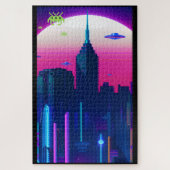 Nachtgolven en damp Daze Legpuzzel (Verticaal)