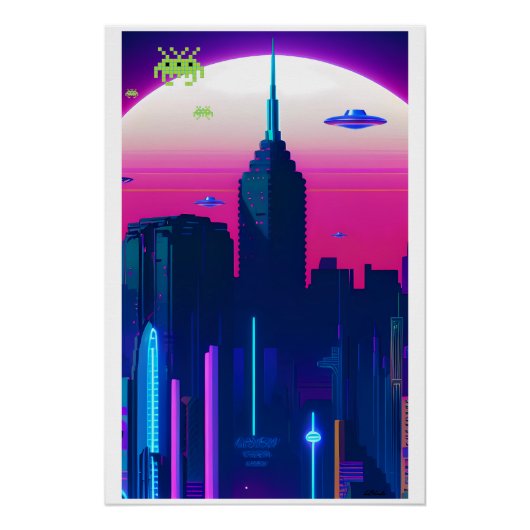 Nachtgolven en damp Daze Perfect Poster (Voorkant)