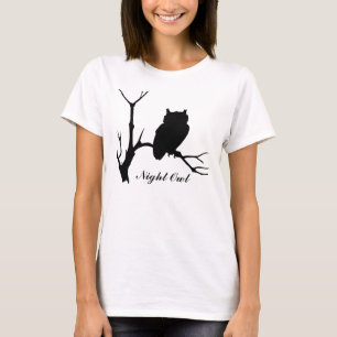 Nachthagel: Owl Silhouette T-Shirt