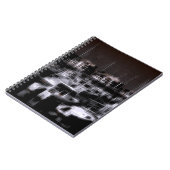 Nachthaven digitaal effect in stijl "impressie" notitieboek (Linkerzijde)