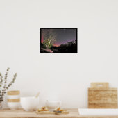 Nachthelfoto Poster (Keuken)