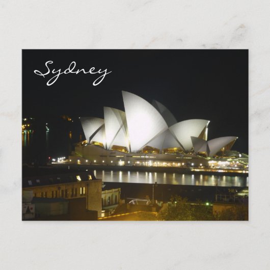 nachthuis van sydney briefkaart (Voorkant)