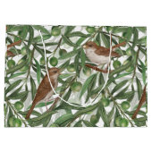 Nachtingales in de olijfboom groot cadeauzakje (Achterkant)