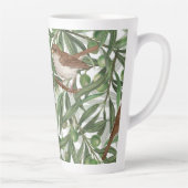 Nachtingales in de olijfboom latte mok (Rechts)