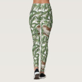 Nachtingales in de olijfboom leggings (Achterkant)