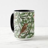 Nachtingales in de olijfboom mok (Voorkant links)