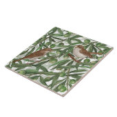 Nachtingales in de olijfboom tegeltje (Zijkant)