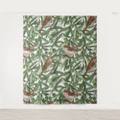 Nachtingales in de olijfboom wandkleed (Voorkant)