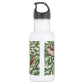 Nachtingales in de olijfboom waterfles  (Achterkant)