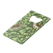 Nachtingales van de olijfboom 2 creditkaart flessenopener (Achterkant Gekanteld)