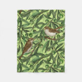 Nachtingales van de olijfboom 2 fleece deken (Voorkant)