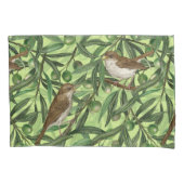 Nachtingales van de olijfboom 2 kussensloop (Voorkant-Links)