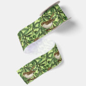 Nachtingales van de olijfboom 2 satijnen lint (Achterkant)