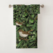 Nachtingales van de olijfboom 3 bad handdoek (Insitu)